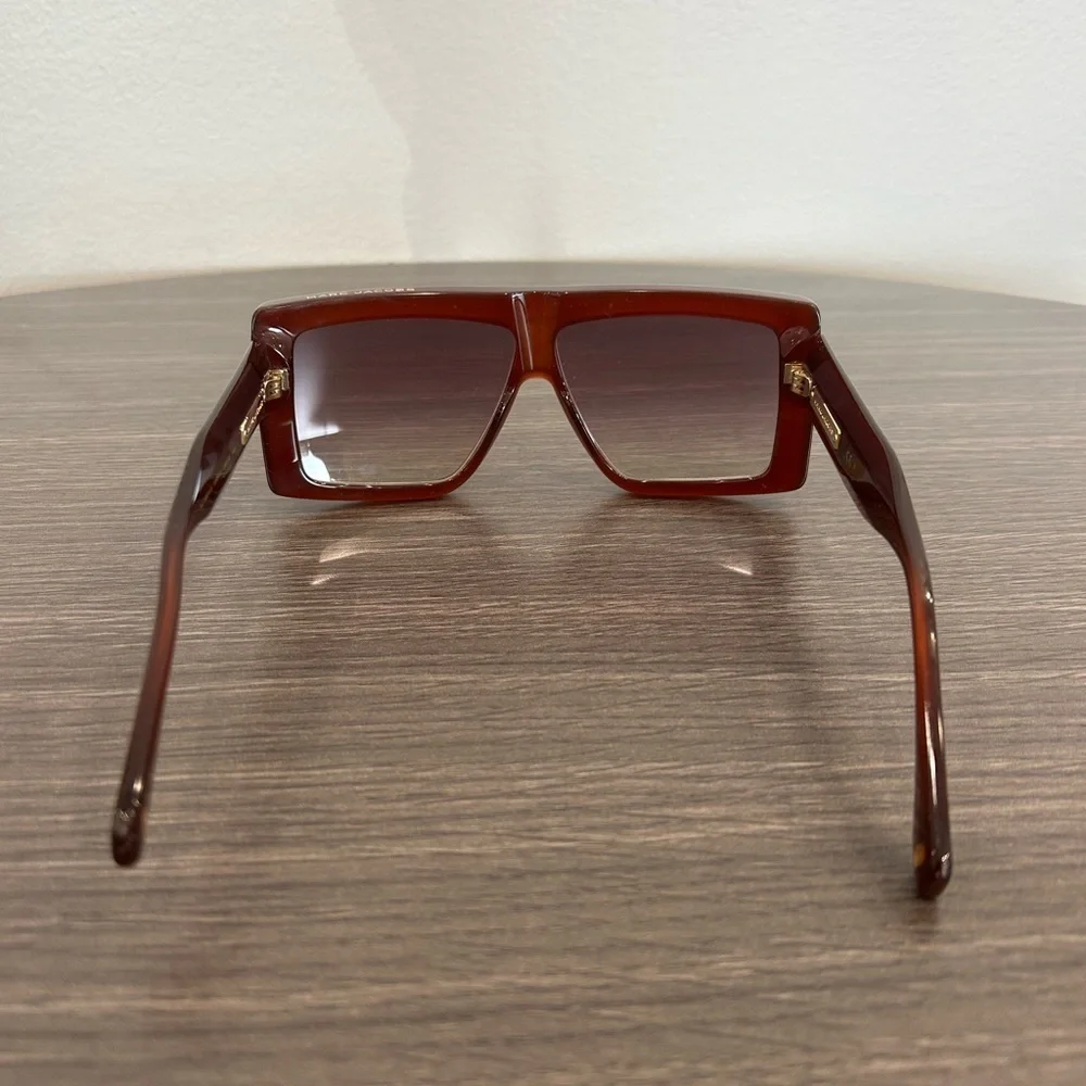 Marc Jacobs Gradient Brown Square Women’s Sunglasses - Picture 4 of 9